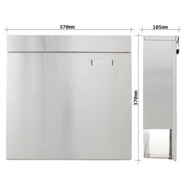 Schránka s boxem KENSINGTON inox